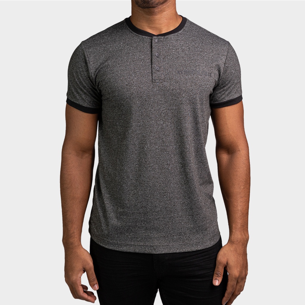 CAMISETA PARA HOMBRE CUELLO V CON BOTONES