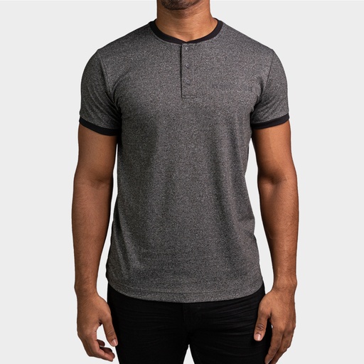 [KQ9E94CMA] CAMISETA PARA HOMBRE CUELLO V CON BOTONES